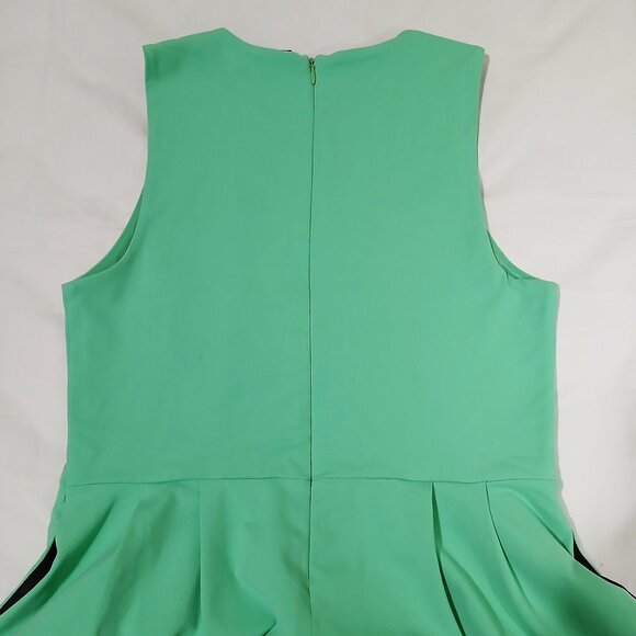 Cynthia Rowley Women’s Fit and Flare Knee Length Sleeveless Green Dress Size M - Picture 4 of 10